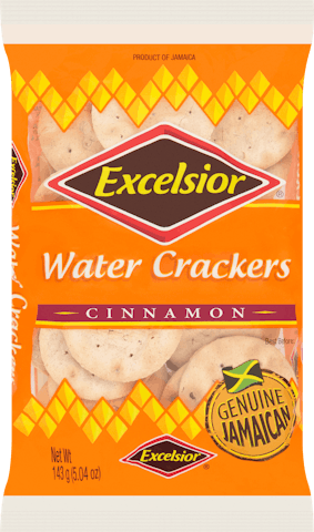 428943 Excelsior Water Crackers Cinnamon 143g