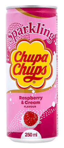 433890 Chupa Chups Raspberry Cream 250ml